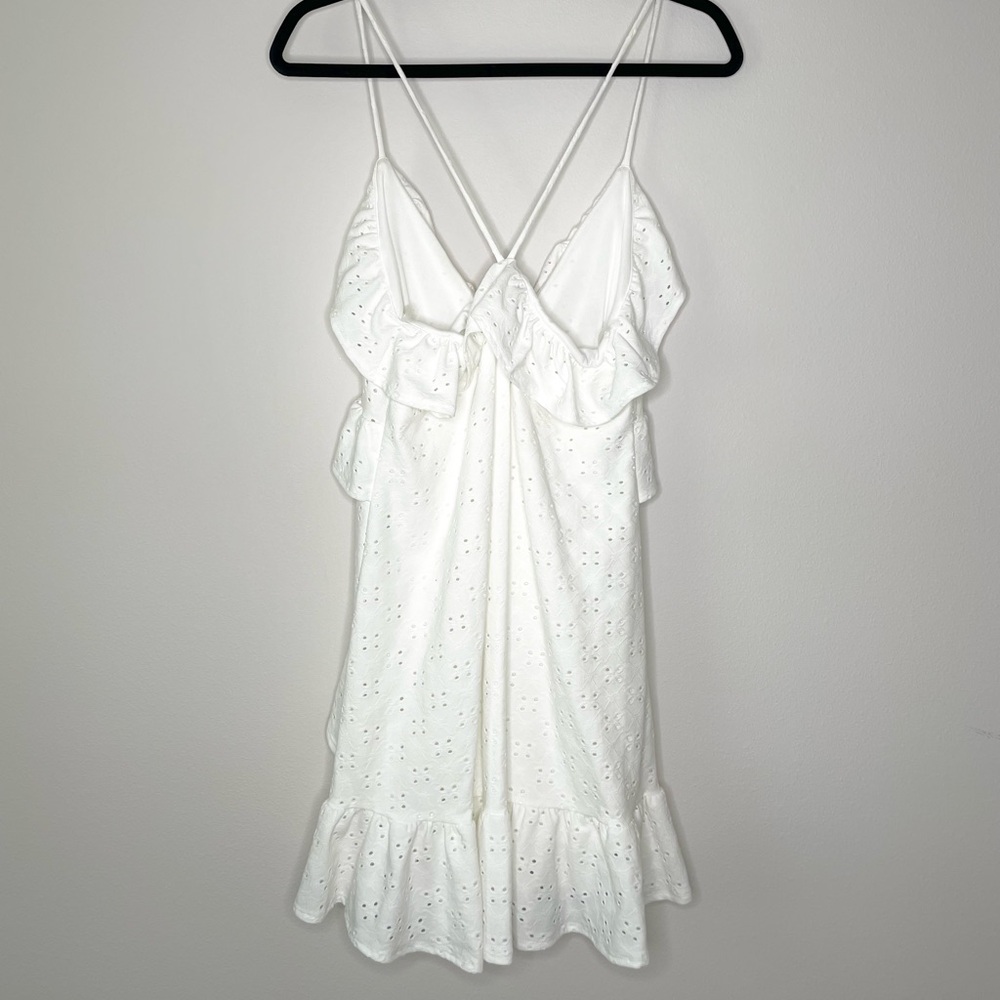 Spring Haze White Ruffle Dress size S - Picture 3 of 4